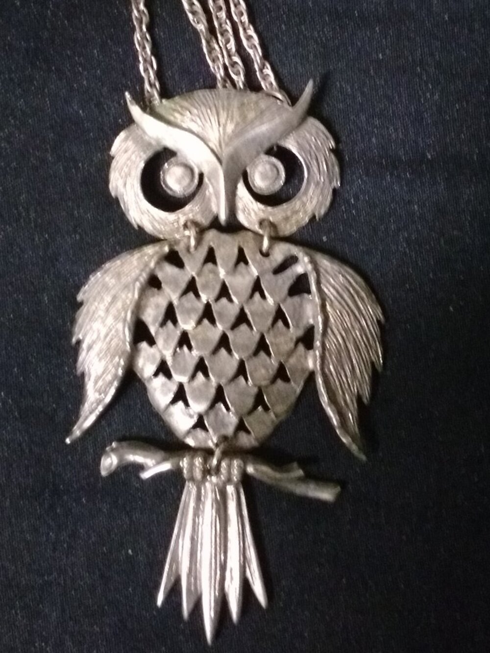 Metal Owl Pendant! - Picture 1 of 4
